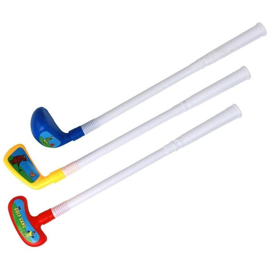 Lean Cars Mini golfo rinkinys vaikams, lazdos, 12 vnt. – 2