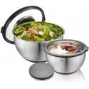 Set of 2 bowls with lid gef muovo g-35055 Set of 2 bowls with lid gef muovo g-35055