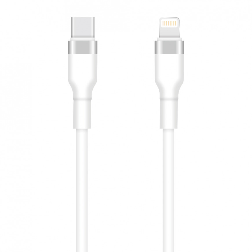 Setty USB-C - Lightning cable 1m 3A KSC-L-130 white