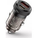 Įkroviklis 4kom.pl Automobilinis įkroviklis CC45W USB USB-C Type C 2-port Car Charger PowerDelivery PD 45W QuickCharge QC 3.0 Ju