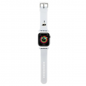 Karl Lagerfeld Strap KLAWMSLKNH Apple Watch 38|40|41mm white|white strap 3D Rubber Karl Head Karl Lagerfeld Strap KLAWMSLKNH Apple Watch 38|40|41mm white|white strap 3D Rubber Karl Head