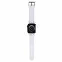 Karl Lagerfeld Dirželis KLAWMSLKNH Apple Watch 38|40|41mm balta|baltas dirželis 3D Guma Karl Head Karl Lagerfeld Dirželis KLAWMSLKNH Apple Watch 38|40|41mm balta|baltas dirželis 3D Guma Karl Head
