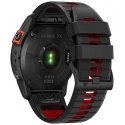 Tech-Protect Smart Watch Strap for Garmin Fenix 3/5X/3HR/5X Plus/6X/6X Pro/7X Black and Red Tech-Protect Smart Watch Strap for Garmin Fenix 3/5X/3HR/5X Plus/6X/6X Pro/7X Black and Red