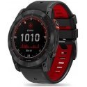 Išmaniojo laikrodžio dirželis Tech-Protect, skirtas Garmin Fenix 3/5X/3HR/5X Plus/6X/6X Pro/7X, Juodos ir raudonos spalvų Išmaniojo laikrodžio dirželis Tech-Protect, skirtas Garmin Fenix 3/5X/3HR/5X Plus/6X/6X Pro/7X, Juodos ir raudonos spalvų