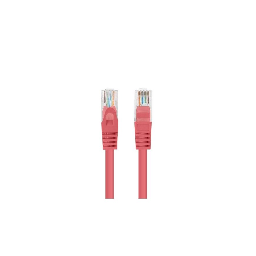 PATCHCORD KAT.6 UTP 2M Raudonas FLUKE PASSED LANBERG 10-PACK – 2