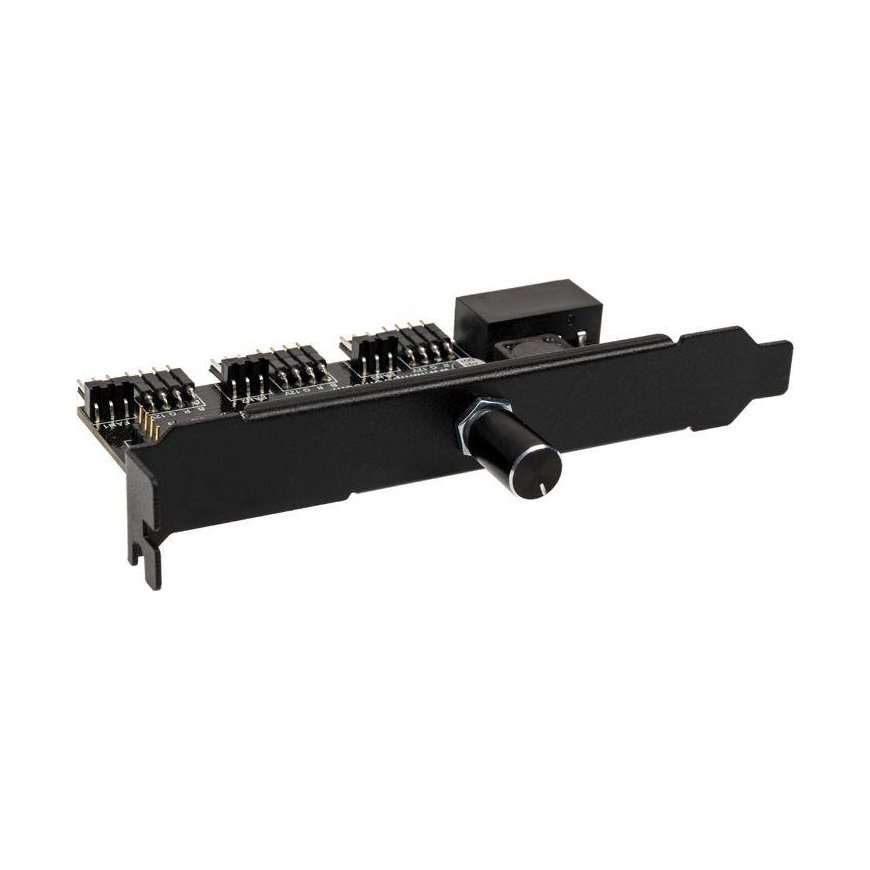Lamptron ventiliatoriaus valdiklis + RGB CFM36 Juodas (LAMP-CFM36B) – 5