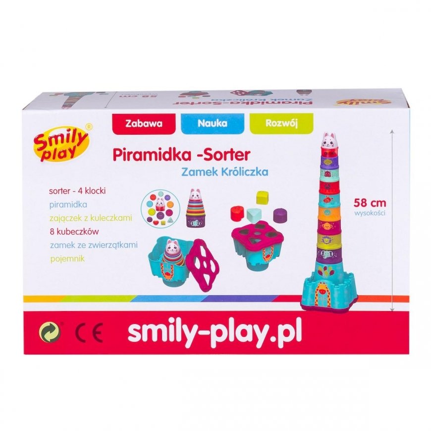 Anek Smily Play Bunny pilies piramidė SmilyPlay SP83667 36672 – 2