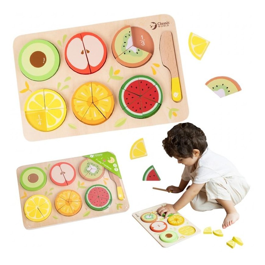 Wooden fruit set 23 items CLASSIC WORLD – 5