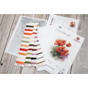 luca S Counted Cross Stitch Kit "Poppy Flowers" 21x21 cm SB7024 luca S Counted Cross Stitch Kit "Poppy Flowers" 21x21 cm SB7024