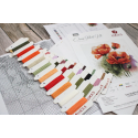 luca S Counted Cross Stitch Kit "Poppy Flowers" 21x21 cm SB7024 luca S Counted Cross Stitch Kit "Poppy Flowers" 21x21 cm SB7024
