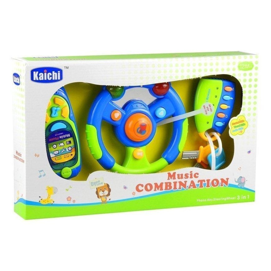 Lean Cars Baby Car Set Keys Steering Wheel Mobile Phone – 2