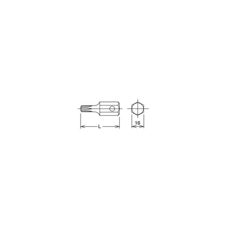 Smūginis TORX antgalis KOKEN 107-16T T55 – 4