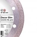 diamond disc for cutting tiles and tiles 125/1.2/10mm, Decor Slim, DISTAR [11115427010]