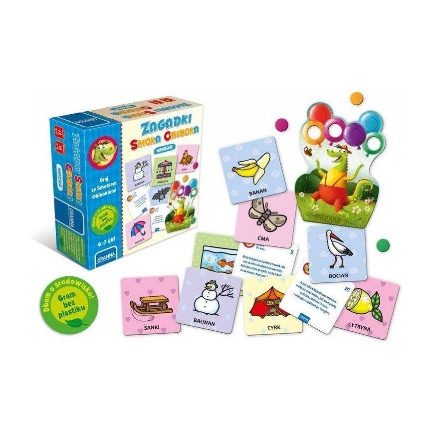 Granna Gra Zagadki smoka Obiboka mėlyna – 4