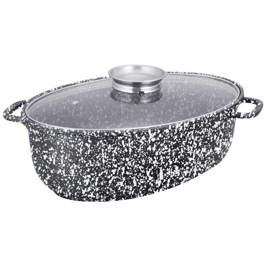 CERAMIC frying pan with lid and grill pan 38cm KLAUSBERG KB-7367 – 2