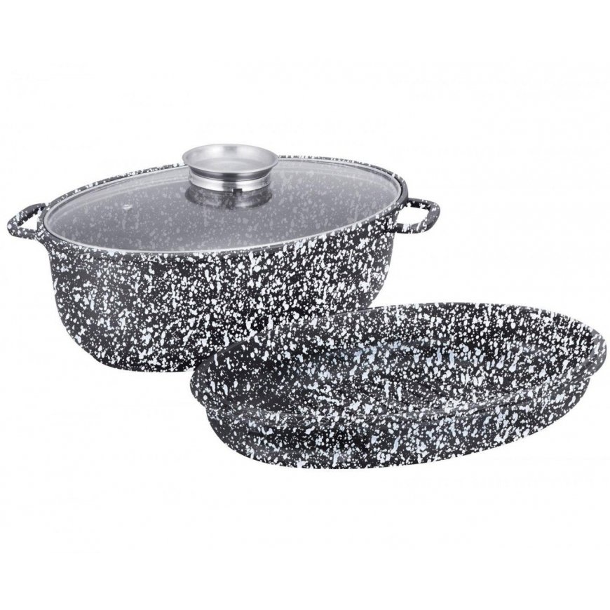 CERAMIC frying pan with lid and grill pan 38cm KLAUSBERG KB-7367 – 3