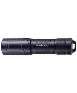 Fenix E01 V2.0 taskulamp Must Käsitaskulamp LED