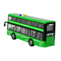 Lean Cars Battery powered lights for double decker buses Sound friction drive green