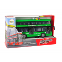 Lean Cars Battery powered lights for double decker buses Sound friction drive green