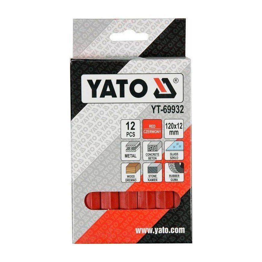 Yato YATO KREDA TECHNICZNA 12szt. RED