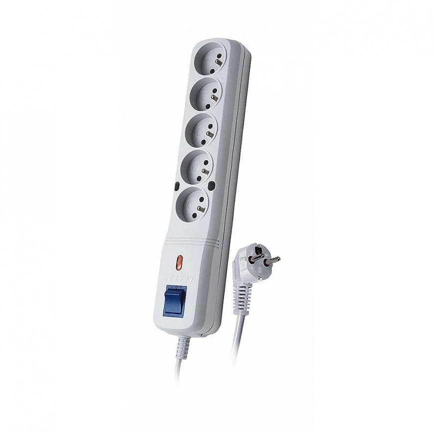 LESTAR Listwa przeciwprzepięciowa LV-530W, 1L, 1