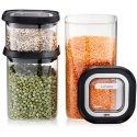Set of 3 glass containers gefu pantry g-12807 Set of 3 glass containers gefu pantry g-12807