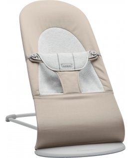 BabyBjörn Bouncer Balance Soft Woven sitter, jersey beige