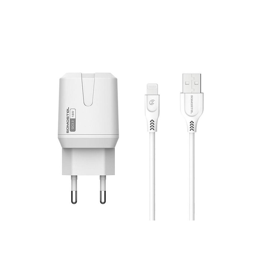 Somostel SMS-Q02 1x USB-A 3.1 A įkroviklis (SMSQ02 Baltas 18W) – 2