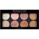 Makeup Revolution bronzantų ir skaistalų paletė Ultra Blush Palette Golden Sugar