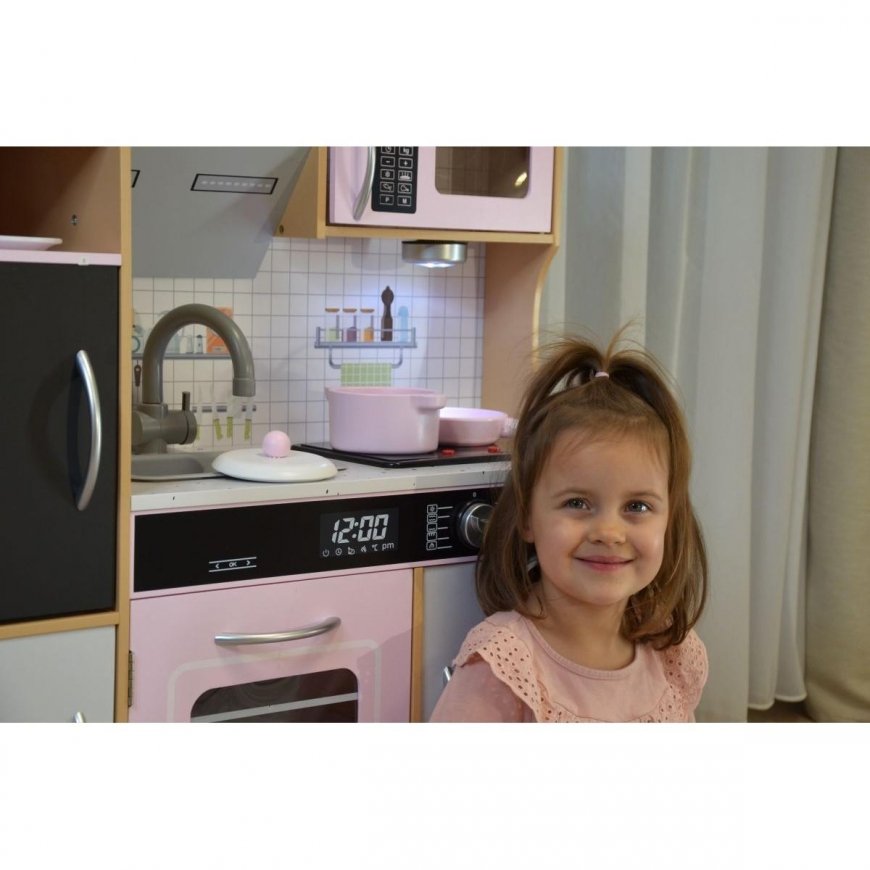 Enero Toys Wooden kitchen for children 87x30x83.5 cm – 5