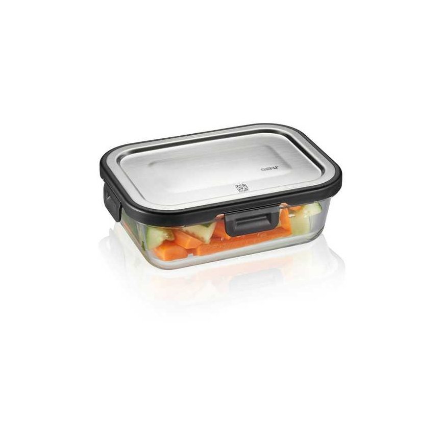 Rectangular food container 600 ml gefu milo g-12752