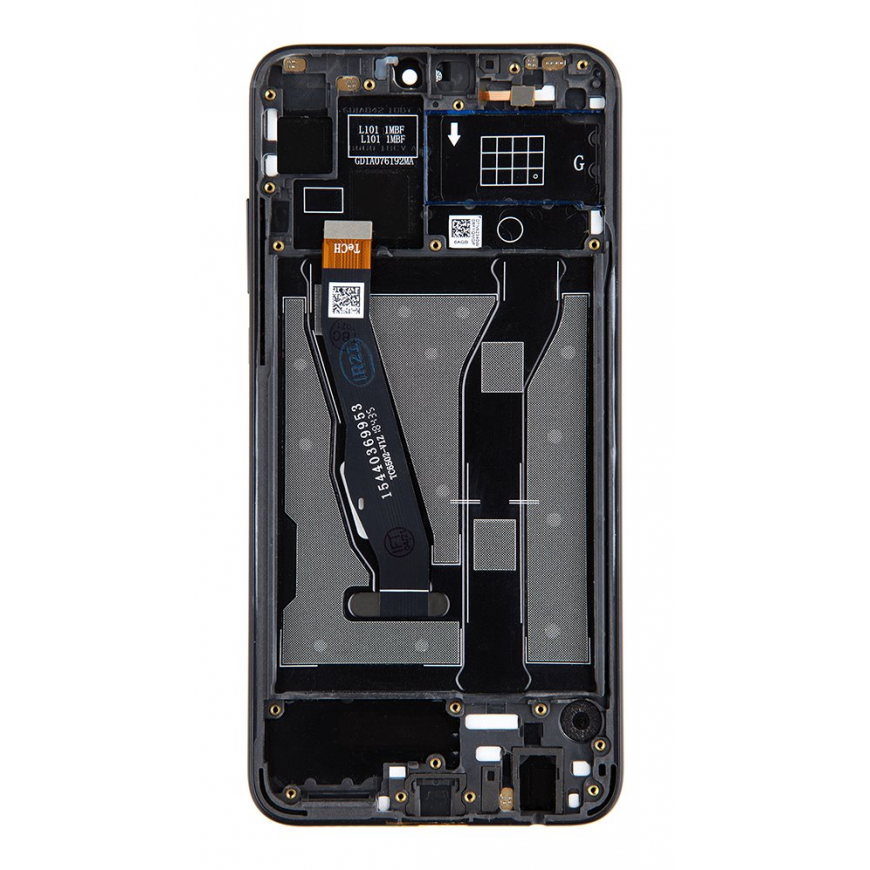 Case For_Honor Honor 9X Lite LCD Screen + Touch Unit + front cover Midnight Black