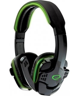Headphones Esperanza EGH310G (black color, green color