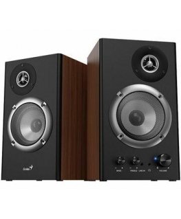 Computer speakers Genius computer speakers Genius speakers SP-HF1200B, 2.0, 36W, brown, volume control, wooden, 40Hz-20kHz