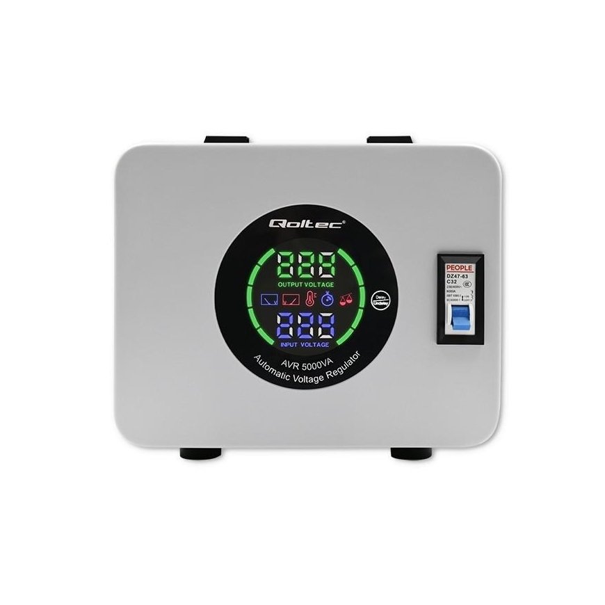 QOLTEC 50726 Automatic Voltage Stabilizer AVR 5000VA – 3