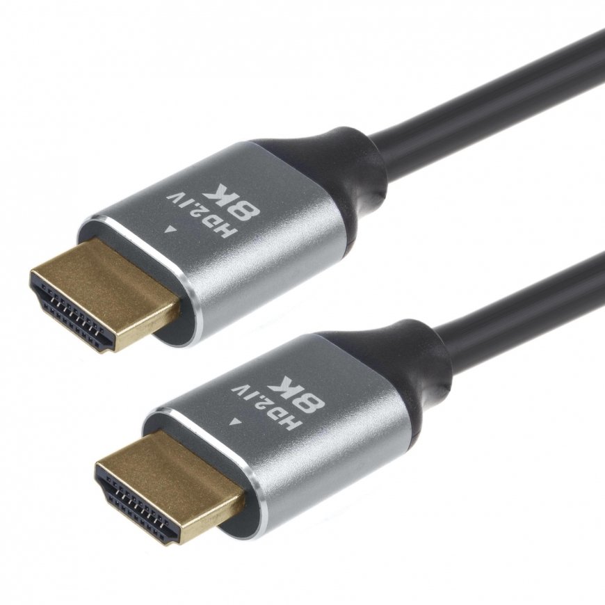 Maclean HDMI 2.1a Cable with Gold-Plated Connectors 8K Ultra High Speed Cable Max Bandwidth 48 Gb/s 8K FUHD 60Hz 4320p / 4K 120H