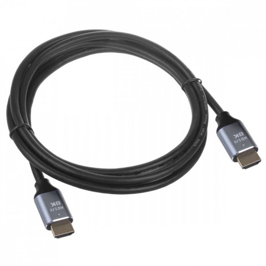 Maclean HDMI 2.1a laidas su paauksuotomis jungtimis 8K itin didelės spartos kabelis Maksimalus pralaidumas 48 Gb/s 8K FUHD 60Hz – 2
