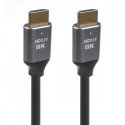 Maclean HDMI 2.1a laidas su paauksuotomis jungtimis 8K itin didelės spartos kabelis Maksimalus pralaidumas 48 Gb/s 8K FUHD 60Hz Maclean HDMI 2.1a laidas su paauksuotomis jungtimis 8K itin didelės spartos kabelis Maksimalus pralaidumas 48 Gb/s 8K FUHD 60Hz