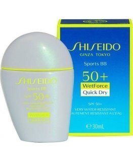 Shiseido SHISEIDO SUN SPORTS BB SPF50+ Įdegio skysčių pagrindas MEDIUM 12g