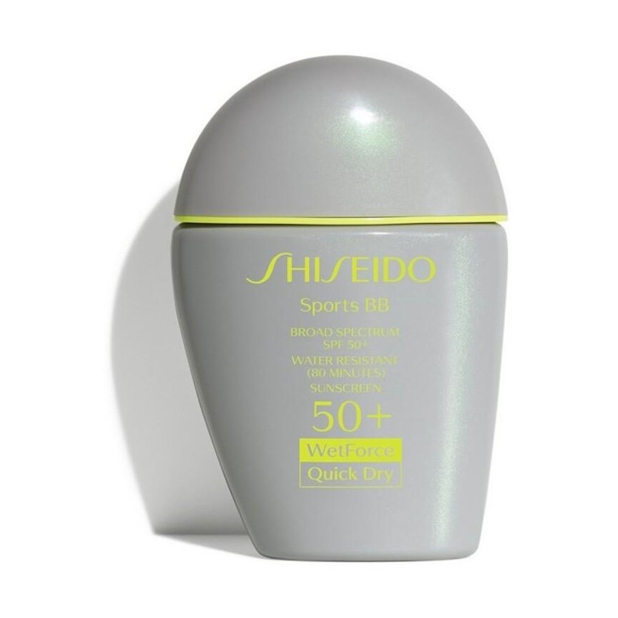 Shiseido SHISEIDO SUN SPORTS BB SPF50+ Įdegio skysčių pagrindas MEDIUM 12g – 3
