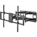 Maclean ekonomiškas TV laikiklis, maks. VESA900x600, 60-120", 120kg, juodas, MC-482 Maclean ekonomiškas TV laikiklis, maks. VESA900x600, 60-120", 120kg, juodas, MC-482