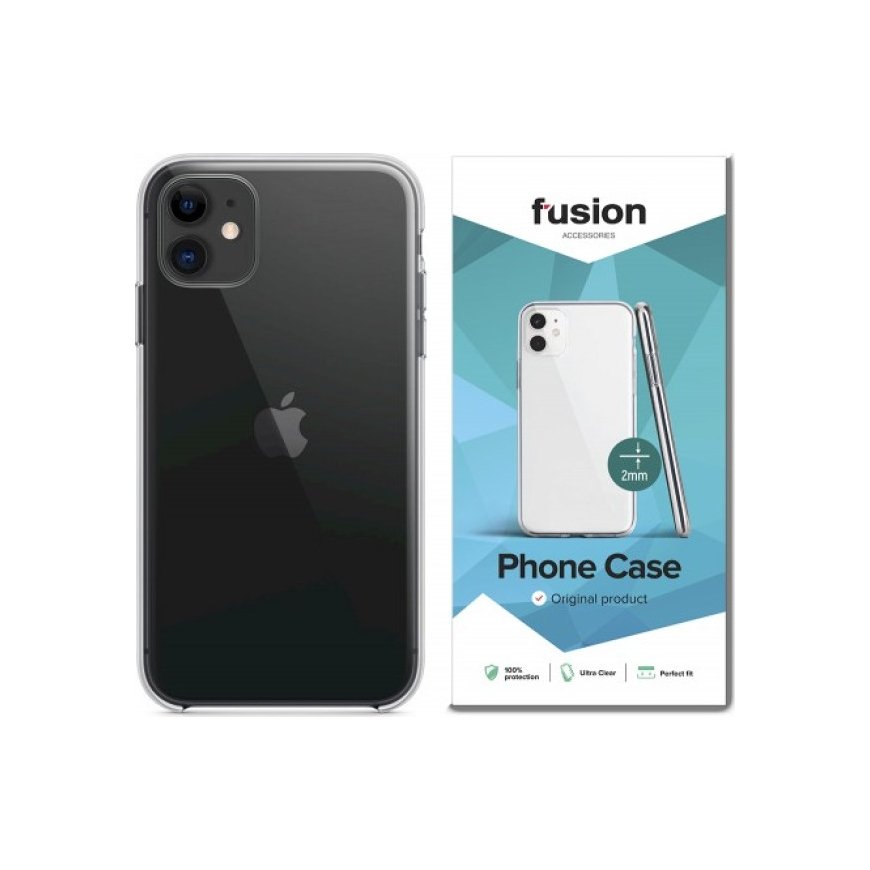 Fusion Ultra Clear Series 2 mm Silicone Case For LG K51S Transpa