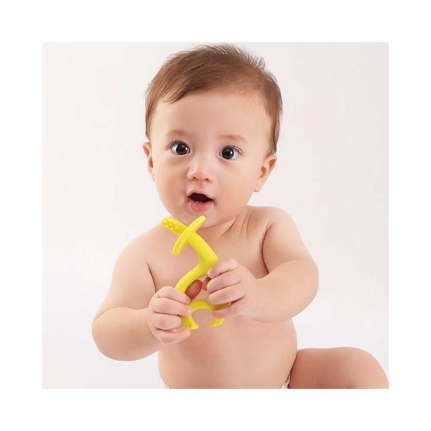 MOMBELLA teether DANCING ELEPHANT, lemon, 3 months+, P8052 – 3