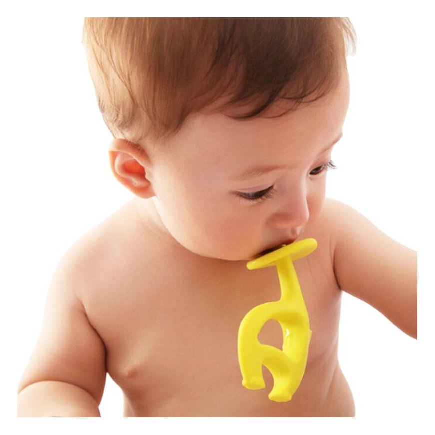 MOMBELLA teether DANCING ELEPHANT, lemon, 3 months+, P8052 – 4