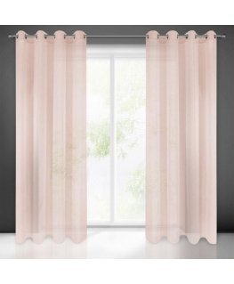Eurofirany FIR / REBECCA / Pink 140X250 TRANS Day curtains