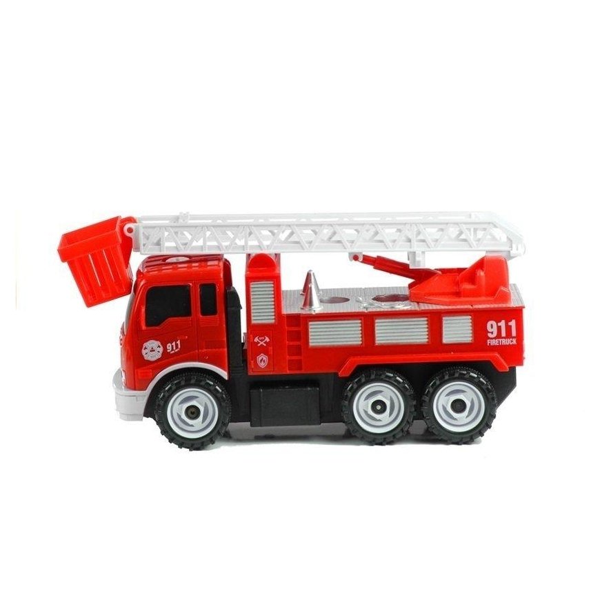 Lean Cars Disassemble Fire Rescue Truck Little Mechanic Wrench Driver – 3