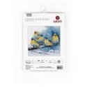 luca S Counted Cross Stitch Kit "Eastern Bluebirds" 22x21cm SBU5028 luca S Counted Cross Stitch Kit "Eastern Bluebirds" 22x21cm SBU5028