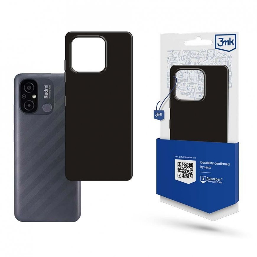 3MK Dėklas 3MK Matt Case Xiaomi Redmi 11A juoda/juodas