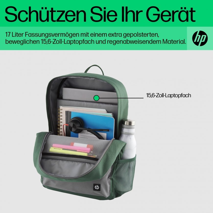 HP Poly HP Backpack square green