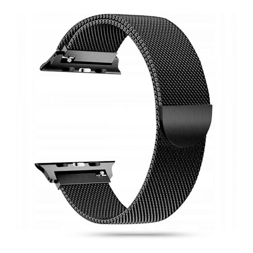 Apple 1/2/3 smart watch strap, Black, 38mm – 2